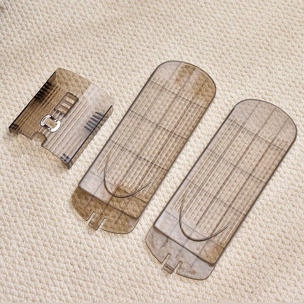 2 buc Suport de pantofi cu strat dublu anti-alunecare, înălțime reglabilă, Suport pentru pantofi cu bază plată