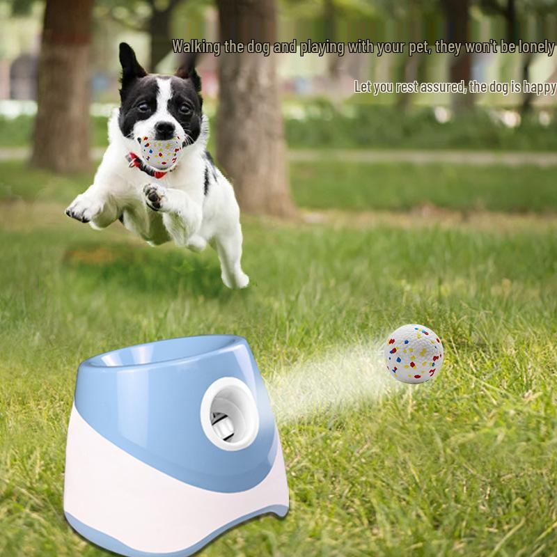 Rechargeable Smart Dog Toy - Automatic Multicolor Tennis Ball Launcher