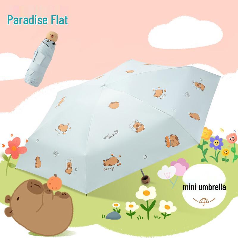

Paradise Compact 5-Fold UV Protection Travel Umbrella