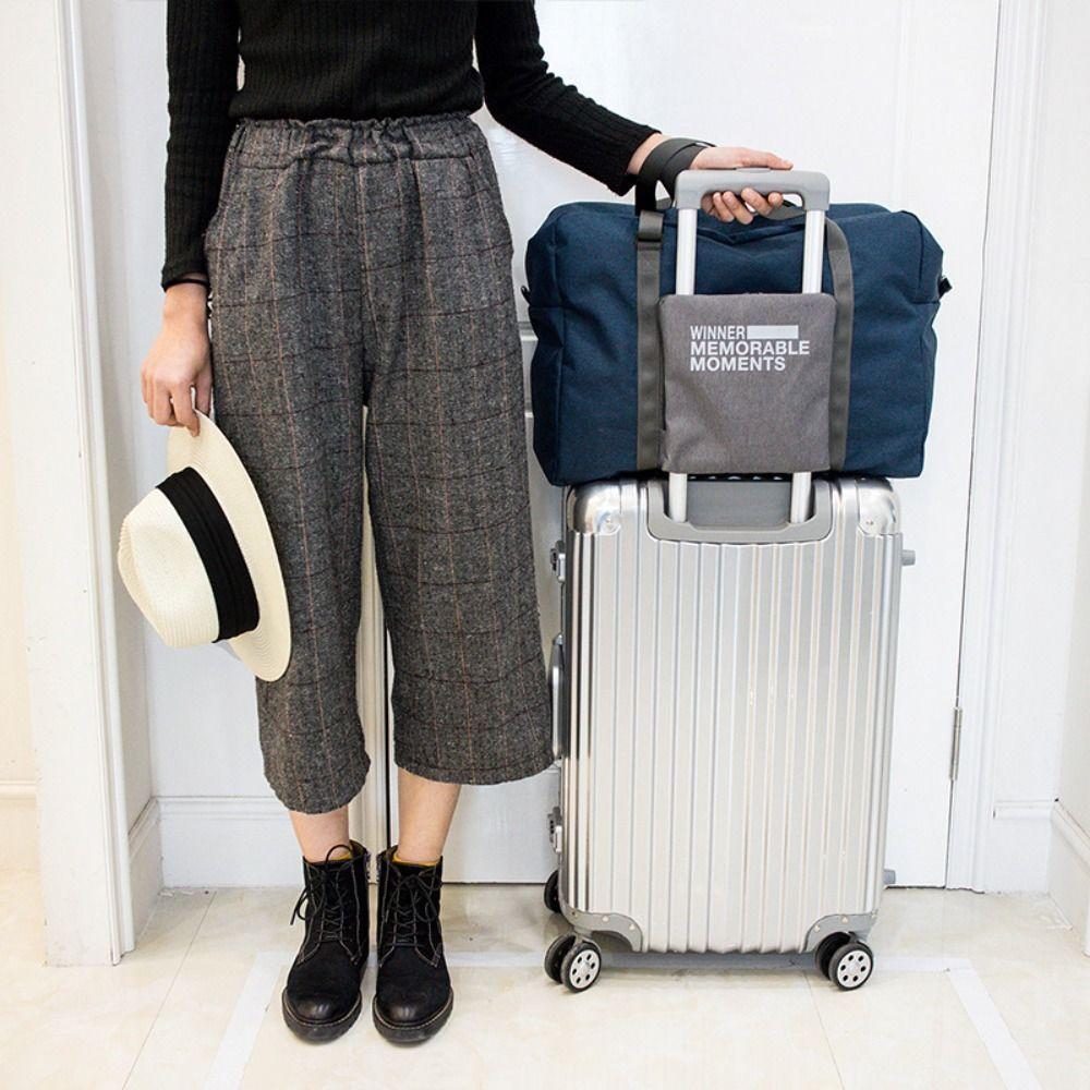 Foldable Clothing Organizing Bag Oxford Cloth Travel Luggage Bag Travel Duffel Bag  Training