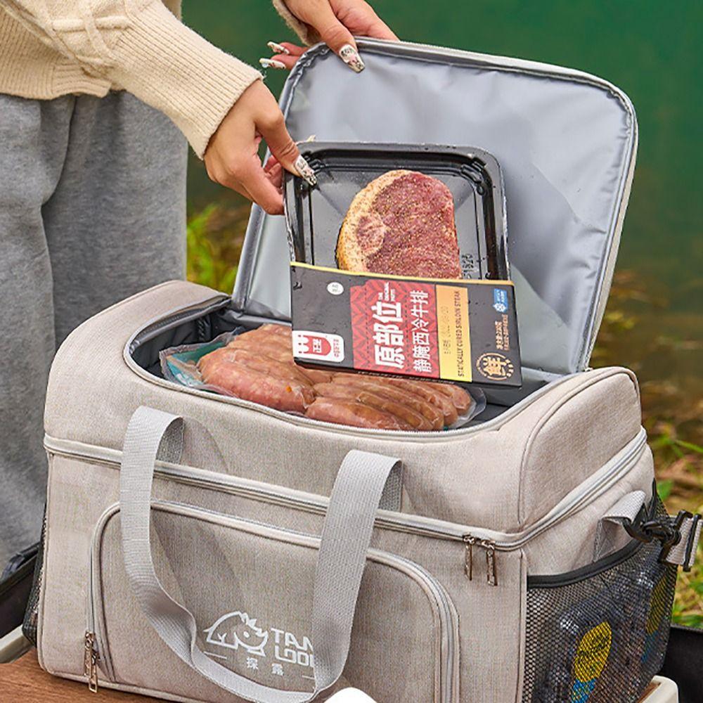 Thermal Insulated Cooling Box Large Capacity Thermal Bag Insulated Bag Exploring Outdoor