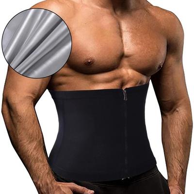 1Pc Men And Women'S Zipper Waist Slimming Belt - Fat Burning, Abdomen Control, Body Shaping Fitness Sports Lumbar Support