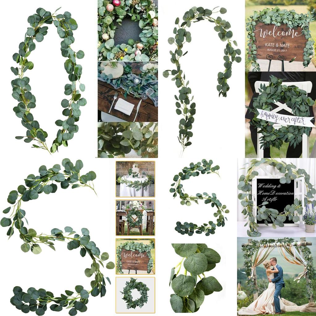 Beautiful Green 2m Fake Ivy Vine For Backdrops And Wedding Decorations