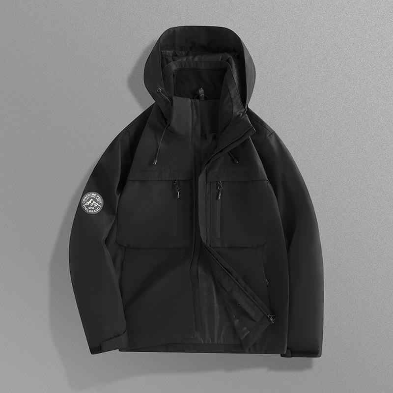 

Новая весенне-осенняя мужская и женская куртка для активного отдыха, ветрозащитная, водонепроницаемая, спортивный и повседневный альпинистский костюм для пары, куртка-однослойка 3XL