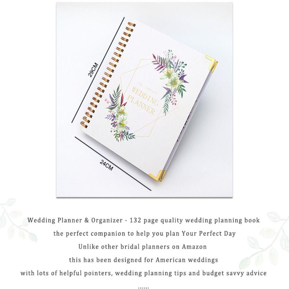 Wedding Planner Wedding Planning Book Agenda Notepad High Quality Loose-leaf Notebook Wedding