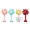Cute Mini Fan Small Travel Fan Rechargable Cooling Device Lightweight Electric Fan Suitable for Indoor and Outdoor Use