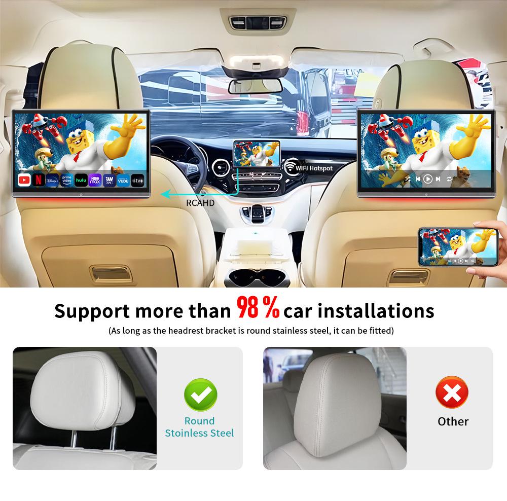 14" Android Headrest Monitor - External Display