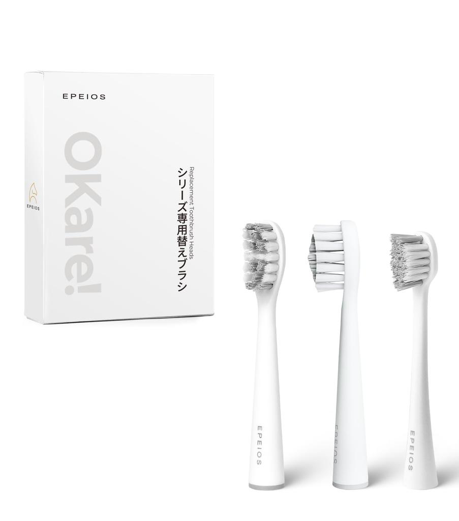 Epeios Electric Sonic Replacement Brush Heads Sonic Toothbrush Replacement Brush Heads for and Electric and EPA2008 Toothbrush, Toothbrush, (3