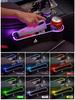 For Mitsubishi Outlander Pajero Asx Lancer EX Evolution X Ralliart Car USB Charging Colour Light Seat Storage Case Seat Gap Box WJ0