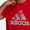 Adidas Alphabet Logo Print Round Neck Short Sleeve T-shirt Men Tops Red GL2401