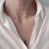 Women's Neck Chain Kpop Pearl Choker Necklace Gold Color Goth Chocker Jewelry Pendant Necklaces 2023 Collar for Girl