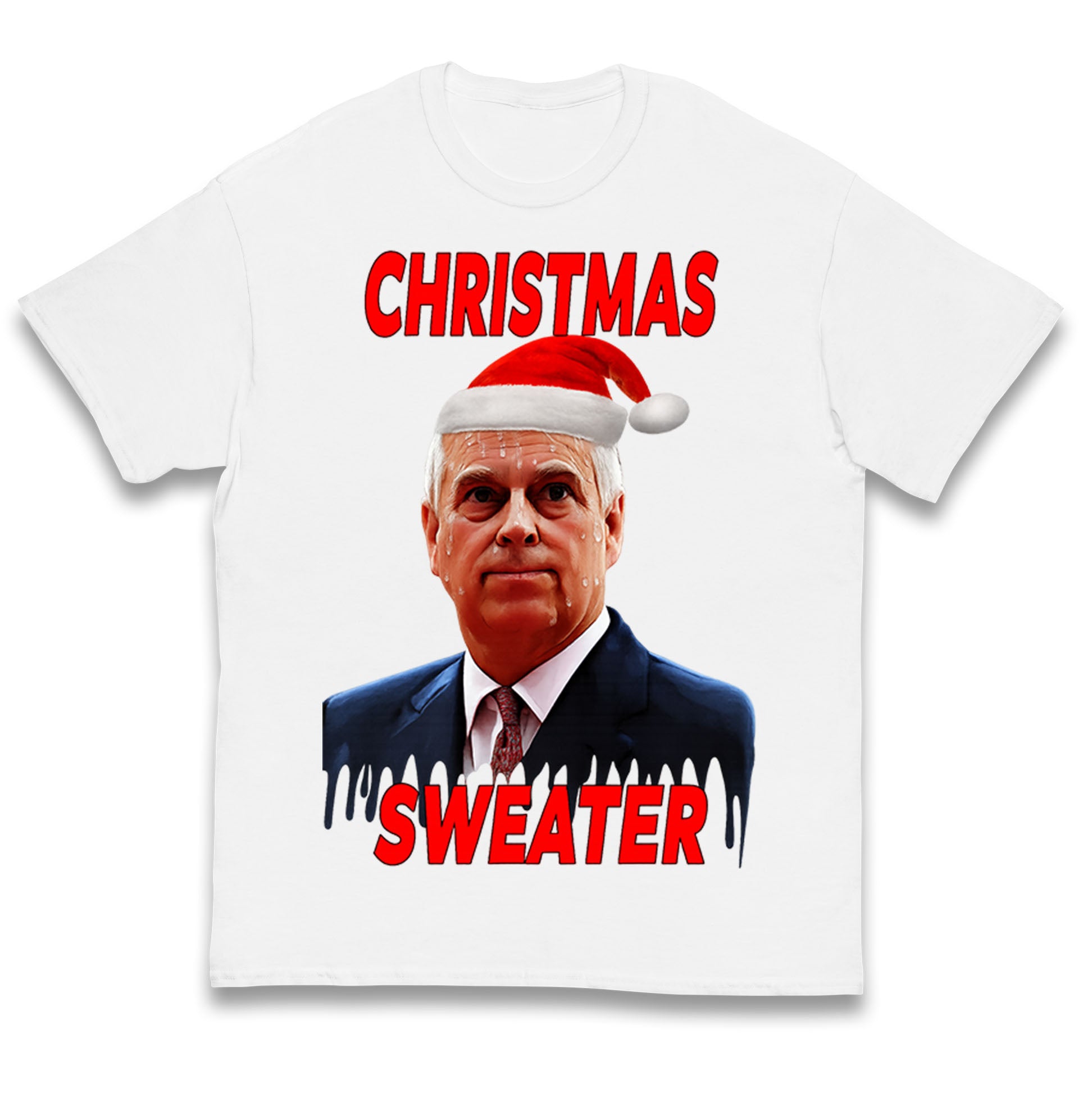 Christmas Sweater Prince Andrew Christmas Kids T Shirt 160