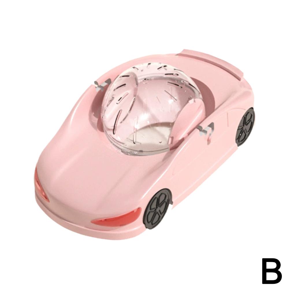 

Hamster Running Ball Extra Large Transparent Rolling Toy Car Exercise Wheel For Small Pets Ferrets Sports Design розовый