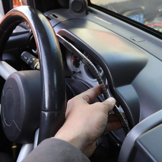 Car Dashboard Trim Cover Decor Frame for Jeep Wrangler JK 2007-2010 Carbon Fiber