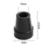 4pcs Durable Walking Stick Ferrule Rubber Trekking Pole Tip Cane Crutch Bottom Pads  Climbing