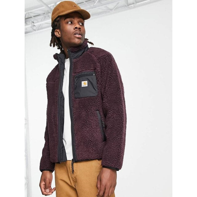 

Фиолетовый флис Carhartt WIP prentis sherpa