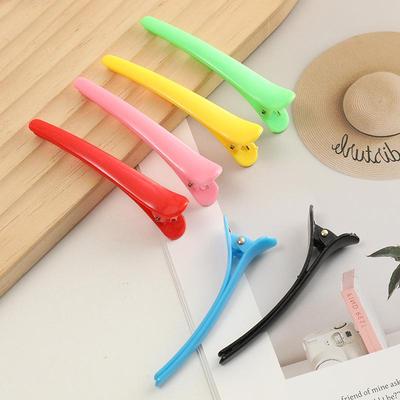 Traceless Duckbill Hair Clip - Gentle Hold Plastic Card Clip for Hair Styling and Bangs