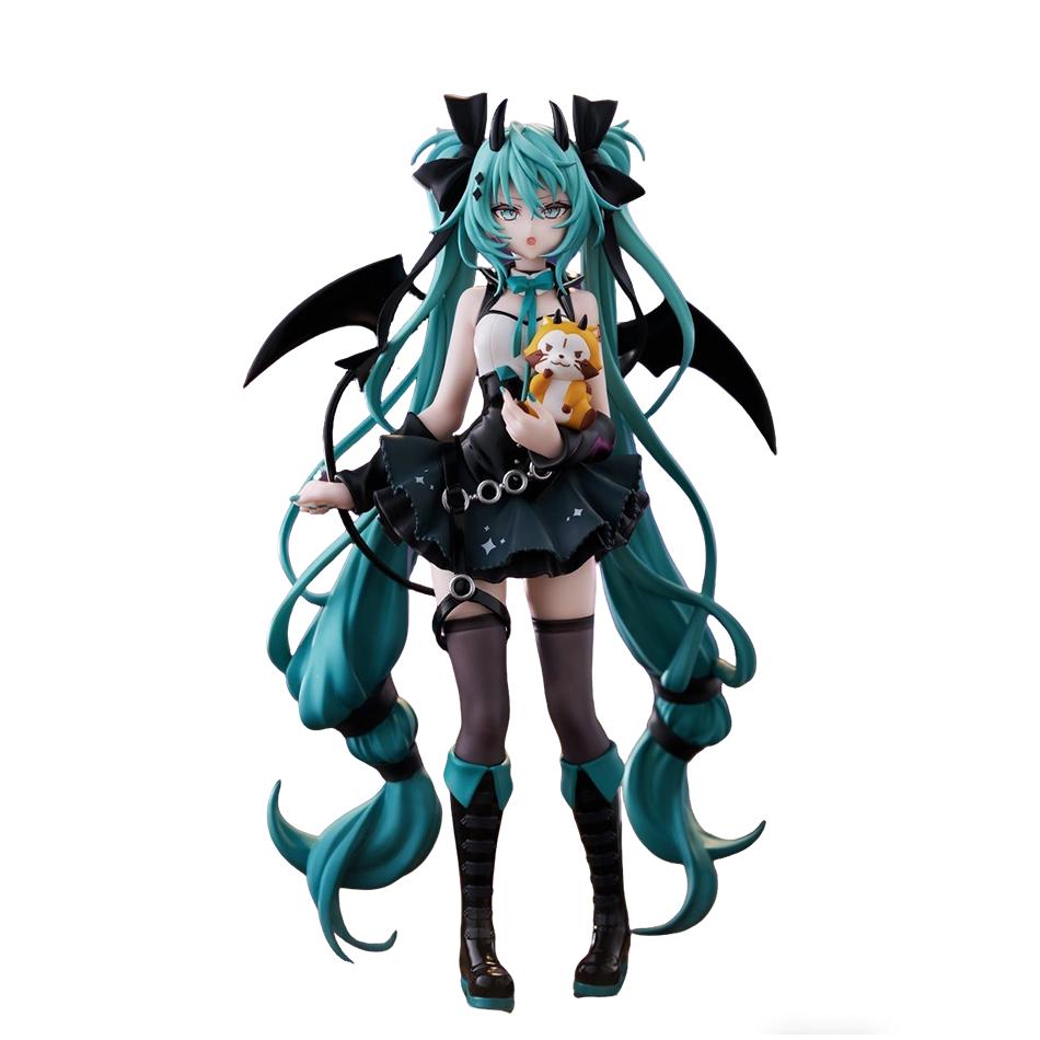 

Anime Hatsune Miku 19CM Small Devil Raccoon Action Figure Model Playthings Adorable Action Model PVC Collection Desktop Accessories Present