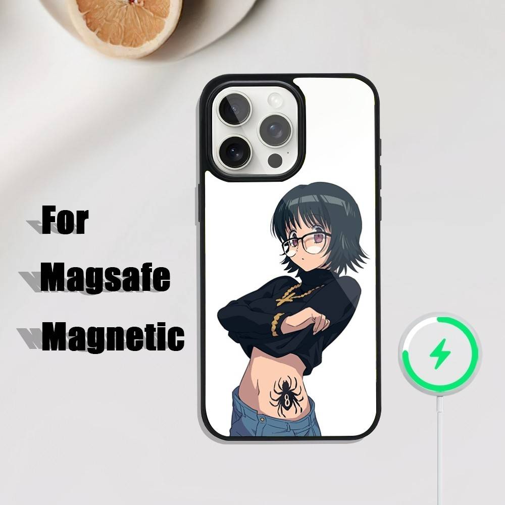 S-Shizuku M-Murasaki Anime Phone Case For iPhone 17,16,15,14,13,12,11,Pro,Max,Plus,Mini,SE4,E Magnetic Magsafe Wireless Charging