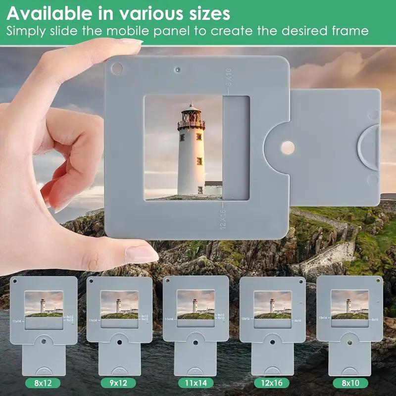 Portable Plastic Artists Viewfinder Multifunction Drawing Gadget View Catcher Aid Artists Composition Tools Photo Viewfinder