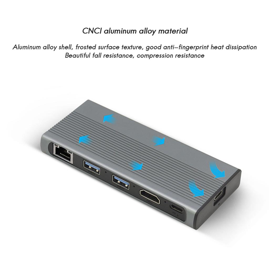 Koop Multi-Functional 6 In 1 Hub+ Hard Disk Box Docking Station Support ...