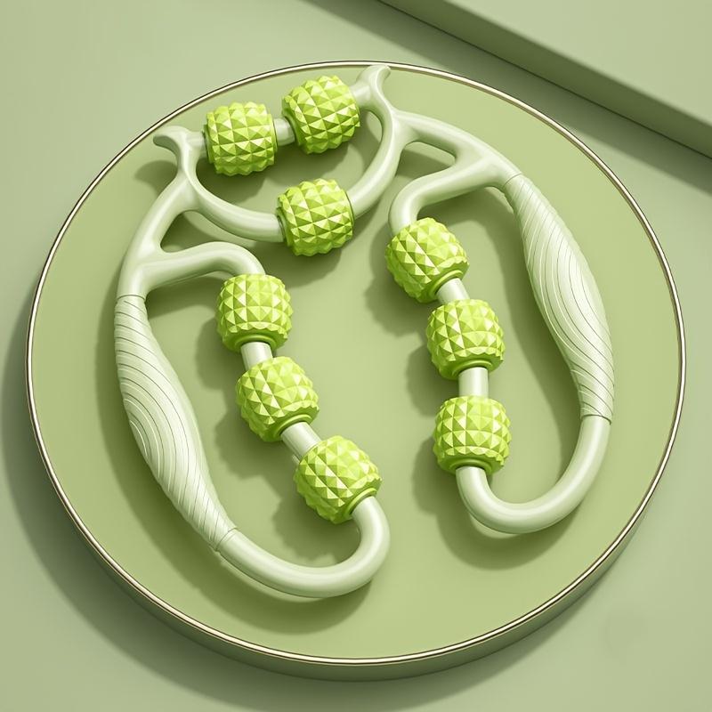 

1 шт. Палка для бодибилдинга и йоги, Кольцевой зажим для ног, Массажер для ног, Кольцевой ручной массажер, Инструмент для домашнего массажа 1pc синий