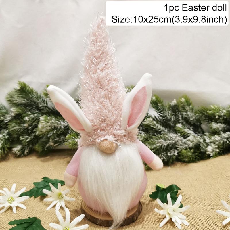 

Пасхальный безликий гном кукла кролик счастливые пасхальные украшения для дома пасхальный кролик кукла пасхальные подвески подарки счастливой пасхи 2024