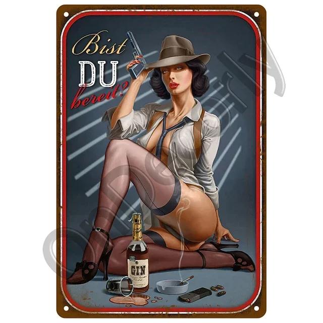 Vintage Metal Plaque Sign  Beer  Cocktail Wall Art for Bar Pub Club Man Cave  Retro Tin Sign Decor  Iron Painting Poster for Hom