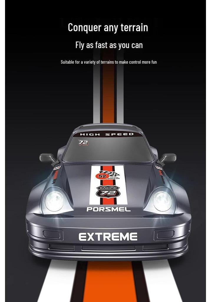 2.4G High-Speed Remote Control Drift Racing Car: Rechargeable, Four-Wheel Drive, Electric Sports Model for Kids.