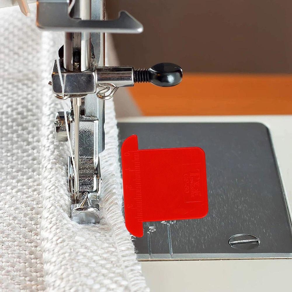 Locking Sewing Magnetic Seam Guide Anti-Slip Grip Sewing Ruler Durable Plastic Positioner