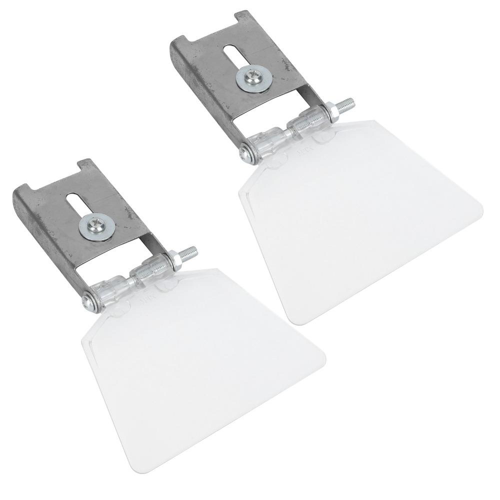 2 PEZZI Per Smerigliatrice Tipo 125/150/200/250 Smerigliatrice da Banco Scudo per Occhi Costruzione Durevole Protezione Viso Kit di Sostituzione Scudo per Occhi