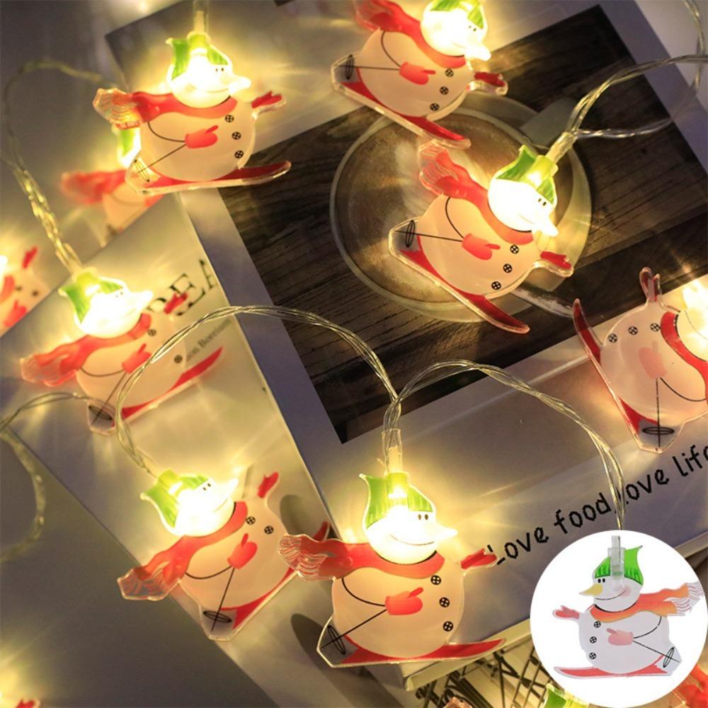 1.5 Meters LED Christmas String Lights DIY Decor 3D Decor Lamp Battery Version Pendant Tree Lantern Strip Outdoor Garden