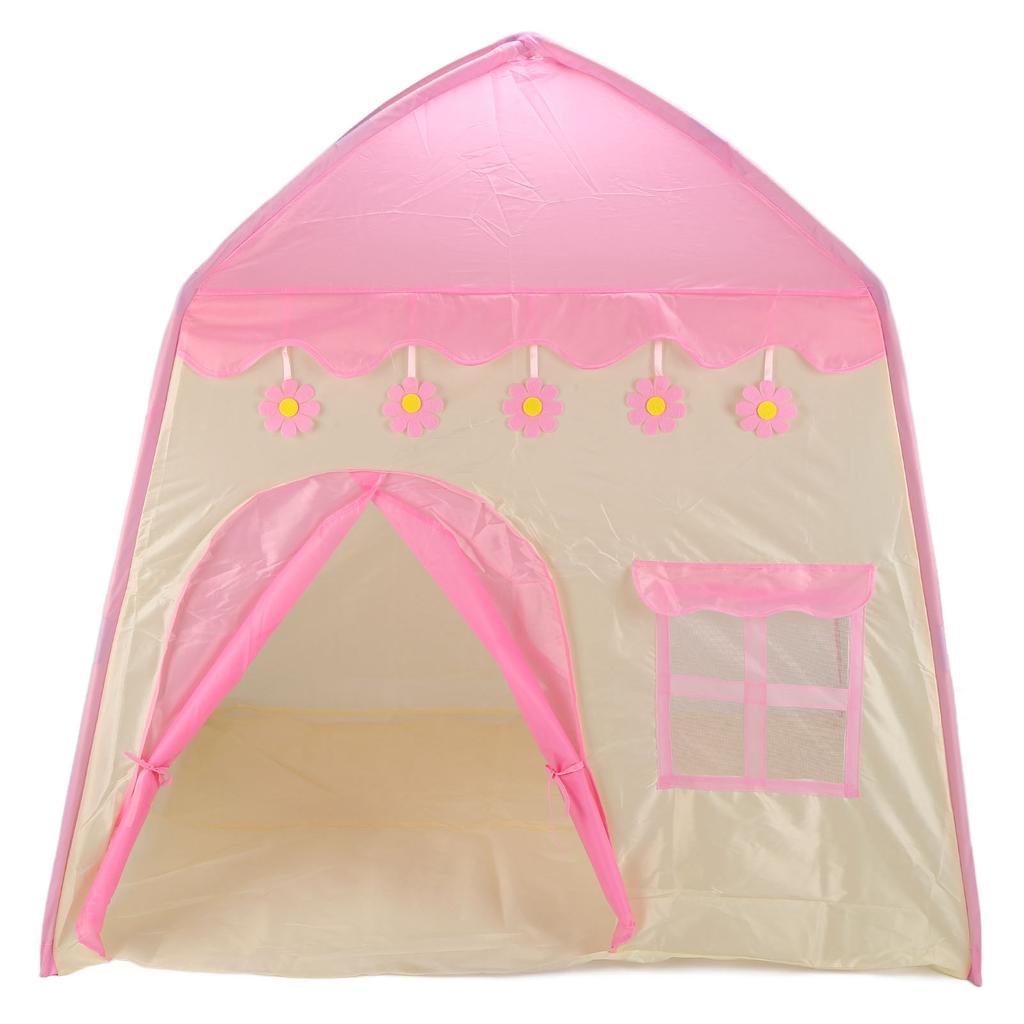 Princess Castle Play Tent Portable Folding Flower Kids Tents for Indoor and Outdoor Use