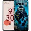 Diver Diving Phone Case For Google Pixel 9 8 9A 8A 7 7A 6 Pro XL 6A 5G Black Soft Back Luxury TPU Cover