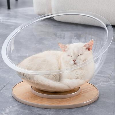 Space Capsule Cat Bed House Snadné čištění Stabilní nábytek pro všechna roční období Kitten Nest Pet
