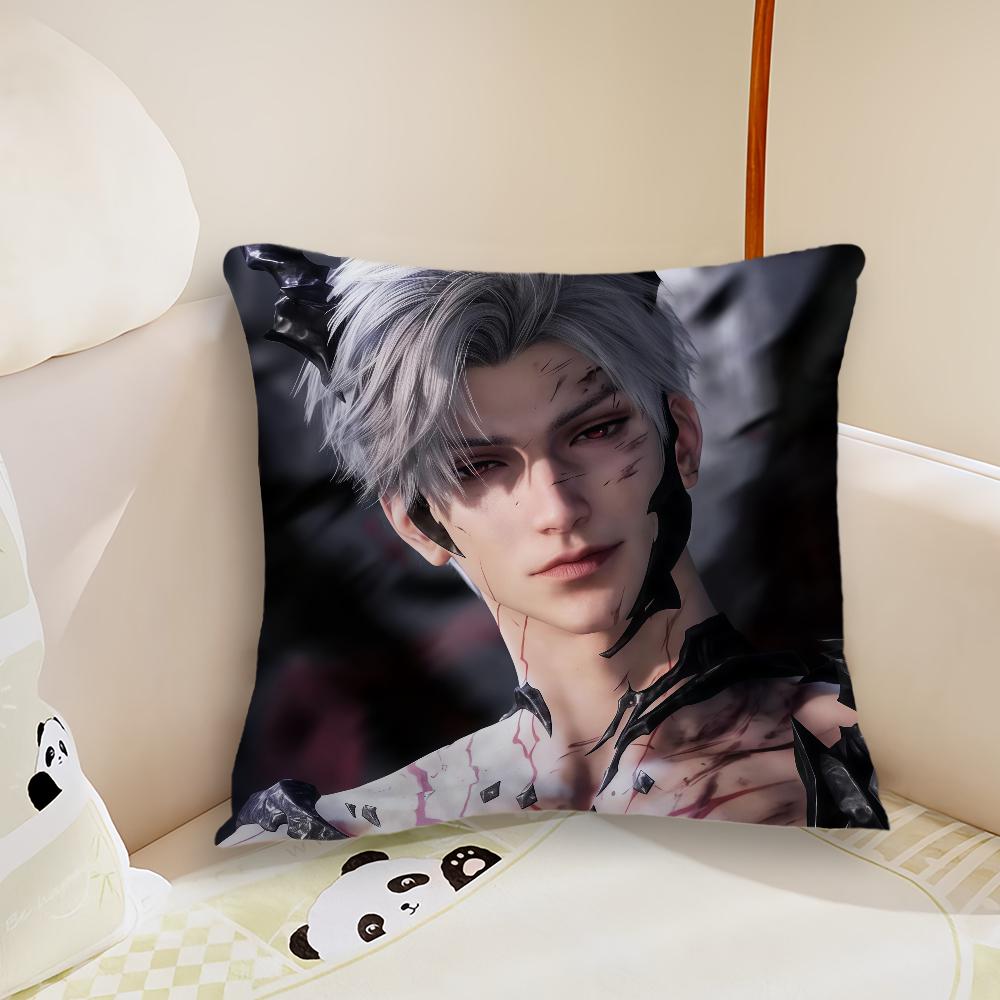 Love and Deepspace Sylus Cushion Cover Pillow Case Plush Fabric Soft Double Sided Print Sofa Cushion Cover Throw Pillow Covers