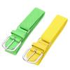 Solid Color Baseball Belt Softball Waist Belt Adjustable Waistband Classical Elastic Waistchain Belt for Teenagers Adult