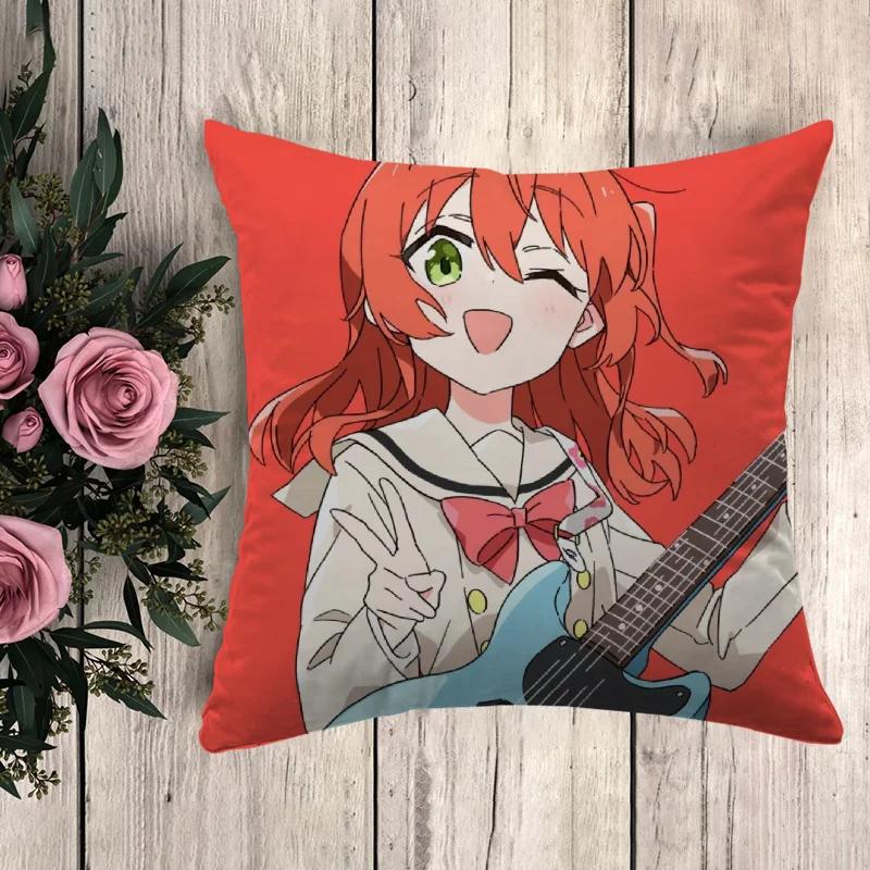 

Подушка Bocchi the Rock Декоративные наволочки для подушек Наволочка для подушки Роскошная наволочка Подушки Домашний декор Наволочки 66x66cm светло-коричневого