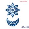 Juice-Based Semi-Permanent Non-Reflective Waterproof Herbal Tattoo Stickers - Sweat-Resistant, Personalized, Internet Celebrity Style
