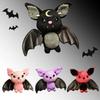 30cm Demon Bat Halloween Plushy Four-color Demon Bat Cartoon Soft Model For Boys and Girls Christmas Halloween Holiday Gifts