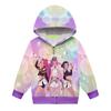 Girls Hoodie 3D Cartoon Jacket Sweatshirt Music Zip Hooded Long Sleeve Tops