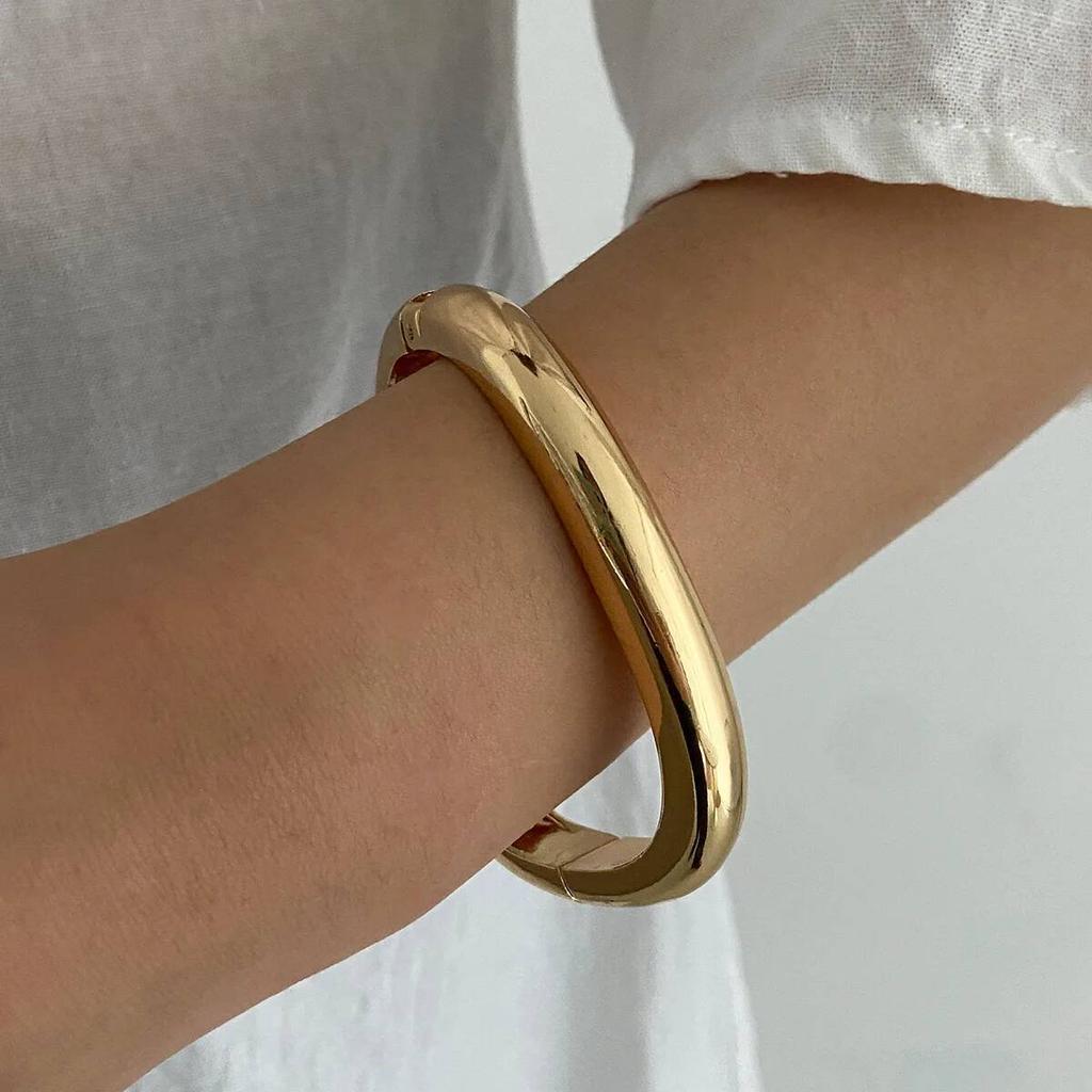 Ingemark 3 Stile Übertriebene Harz Acryl Dicke Breite Armreifen für Frauen Neu Hip Hop Federn Armbänder Tägliche Party Schmuck Geschenk