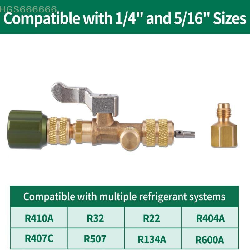 Air Conditioner Repair Tool Low Refrigerant Leakage Enhance AC Performance With HS1430 Valve Core Wrench