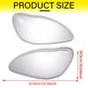 Front Headlamp Plexiglass Headlights Shell Cover Transparent Lampshades  for Mercedes Benzs Class W220 138 2006 Car Headlights