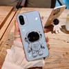 For OnePlus 15R ACE6 Case Shining Astronaut Spaceman Bracket Holder Design Soft Plating For OnePlus 15R ACE6 Back Cover