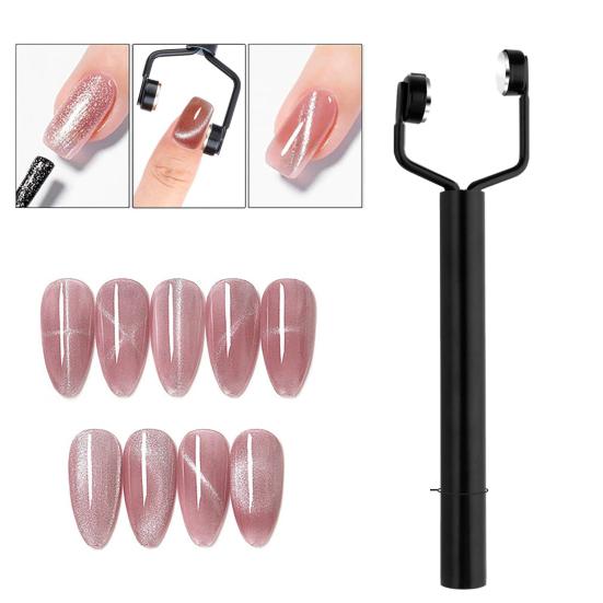 Yousheng 3-in-1 Nail Art Magnet Compact Design Portable Y-Shaped Double Head Magnetic Manicure Tool Multifunctional Nails Design Tools