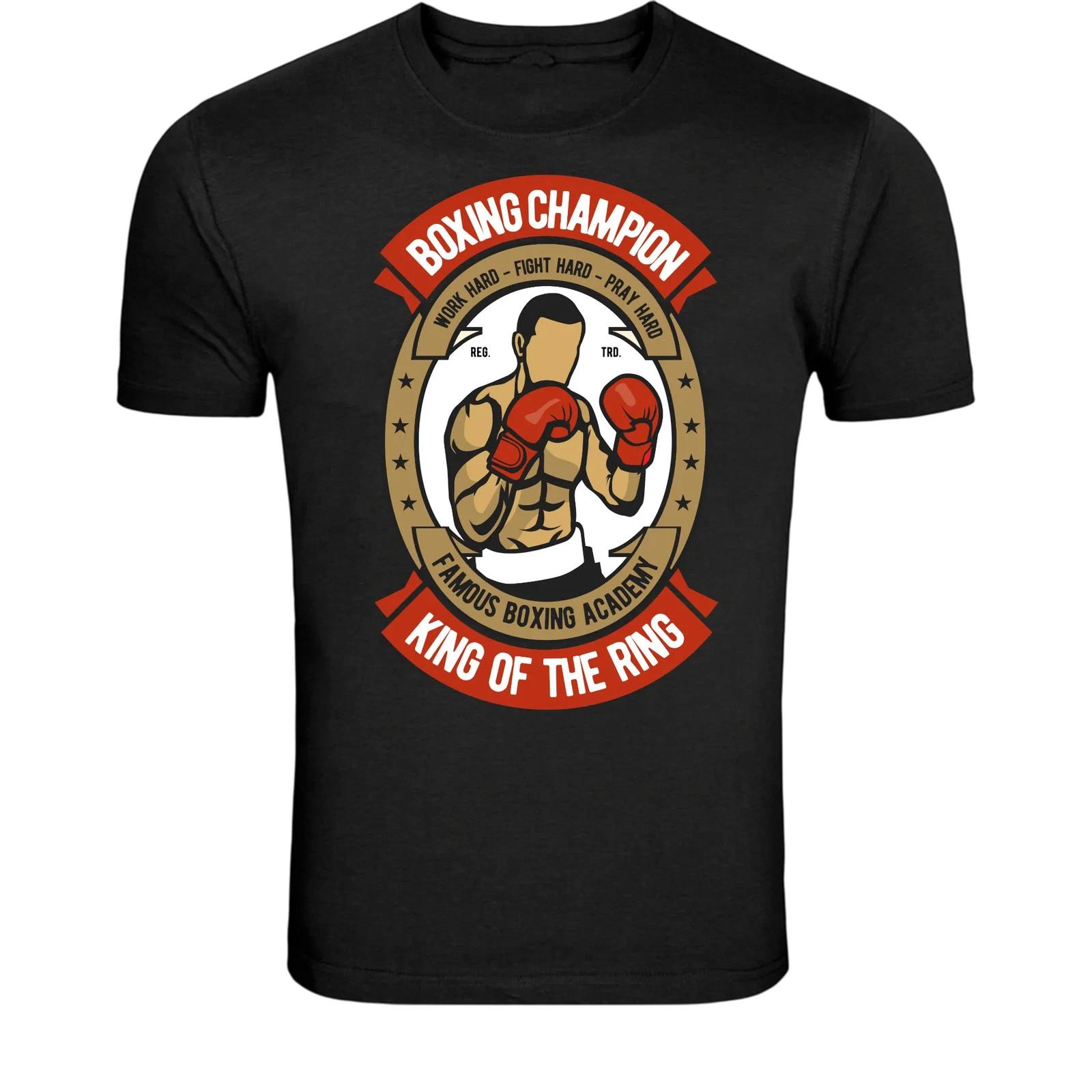 Boxing Champion King Of The Ring T-Shirt - Vintage Boxer Graphic XXXL