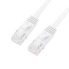 RJ45 CAT6 Ethernet Плаский LAN Кабель UTP Патч-корди для Роутера 1000M Білий 0.5 метра