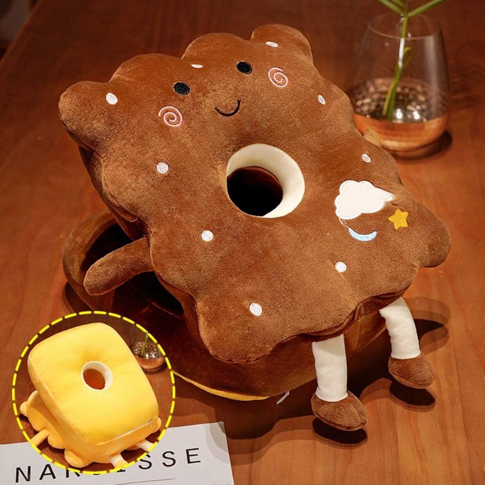 Super Soft Hand Warmer Pillow Plush&Ice Silk Hollow Pillow Stuffed Toy  Men Women