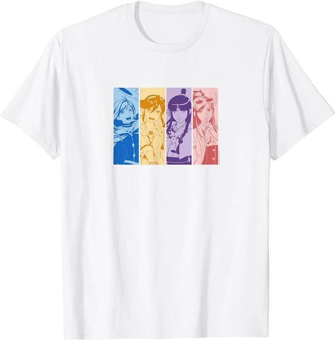 Apollo Justice Ace Attorney Trilogy Girls TShirt Unisex White Capcom Japan Ltd M